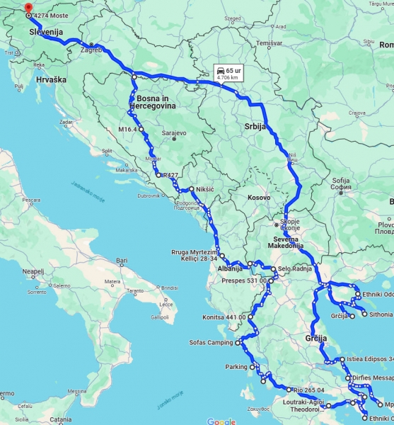 Grčija 06.2022 (Halkidiki, otok Evia) – Rosa