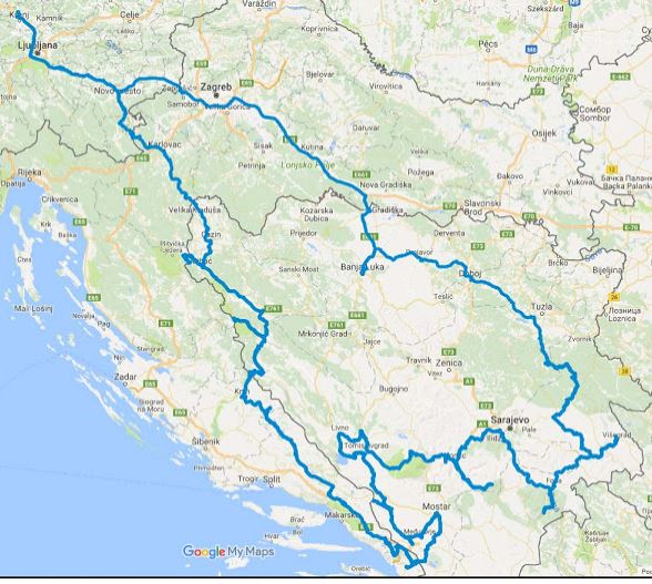 Bosna in Hrvaška 2017 - Miran Štibelj