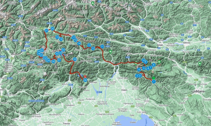 Dolina Soče in Dolomiti 07.2023 - Mirko Žveplan