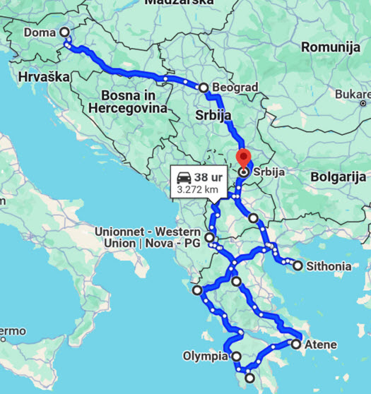 Severna Makedonija, Grčija in Albanija 05.2024 - Irena in Vinko Gorenak