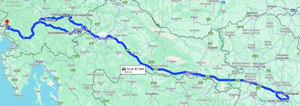 Posavje, Beograd in Avala - 12.2023 - Beti Debenjak