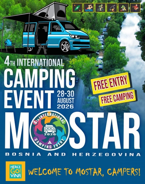 28.–30.8.2026 - 4. mednarodno srečanje kampistov Mostar